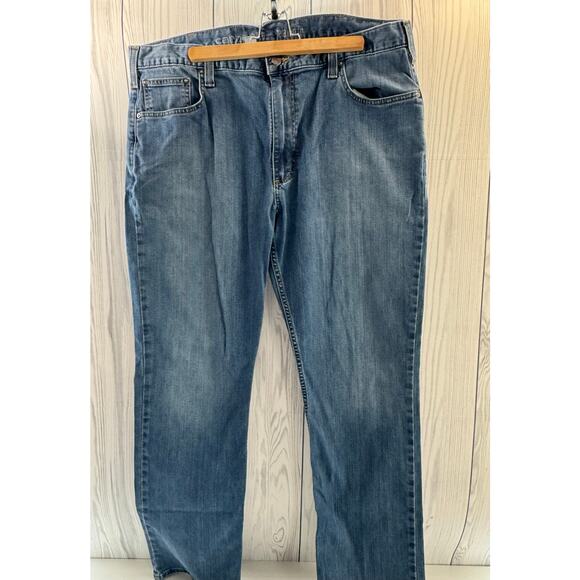 Carhartt Mens Size 40x32 Denim Relaxed Fit Classic Jeans - Picture 2 of 7